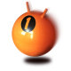 Children Orange No 1 Racing Oddball