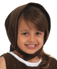 Unbranded Childs Brown Bonnet Hat