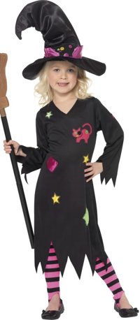 Unbranded Childs Halloween Costume: Cinder Witch (Small 4-6)