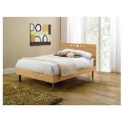 Unbranded Chino Single Bed Frame, Beech Effect Finish And