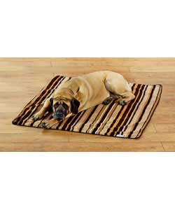 Contemporary Paw Prints; branded pet blanket, treated with Amicor to eradicate bacteria and