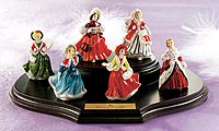 Christmas Collection of 6 Miniature Ladies