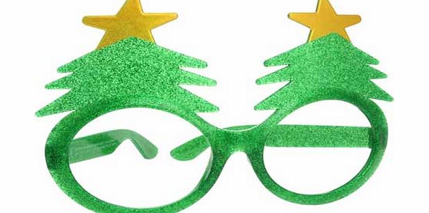 Get festive with these novelty Christmas Tree Glasses complete with a gold star or Rudolph glasses with a red nose. This is an assortment line. customers will receive only 1 design Design may vary.