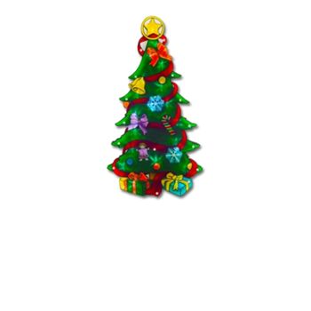 Showcasing a spot of festive cheer, this silhouette Christmas Tree light can turn even the sulkiest of Scrooges. The battery-powered LED structure brightens up walls and homes during the festive season.