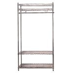 Chrome Finish 4 Tier Unit With Hanging