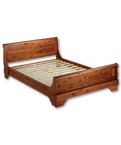 Chunky Double Sleigh Bed - Frame Only