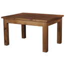 Chunky Plank Pine extending dining table furniture