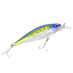 Floating bait - dives below the surface between 2 and 6 feet with a slow  wide  wobbling action. 6 i