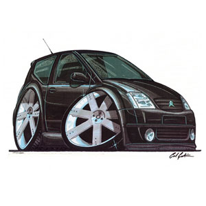 Citroen C2 - Black T-shirt