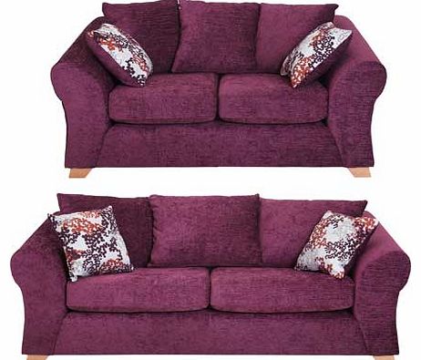Clara is a modern. lively sofa that would vitalise any home. It features beautifully shaped armrests. foam-filled seats offering the optimum comfort and deep fibre-filled back pillows. both are removable. Finished in a bright chenille fabric and emph