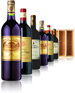 We've selected three of Bordeaux's classed growth properties for this exceptional gift, whic