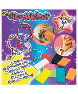 With the Claymakers funky fashion pack you can make personalised jewellery. Amaze your friends with 