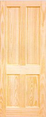 Unbranded CLEAR PINE 2 PANEL DOOR 78X15