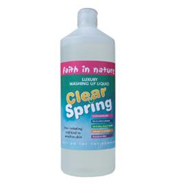 Clear Spring Washing up Liquid unlike the majority of modern washing up liquids Clear Spring is vege