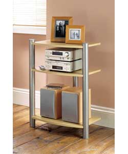 Cley Oak Effect Hi-Fi Unit