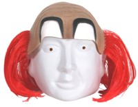 Unbranded Clown Pate - Red Straight Hair