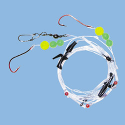 Unbranded Cod Surf Rig - Fluorescent beads - Pack of 10