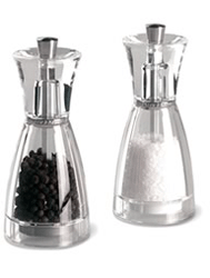 Cole and Mason Pina Salt Mill 125mm Clr  Made from high quality  crystal clear acrylic For pepper - 