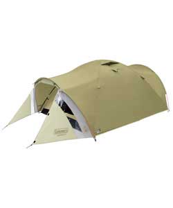 An ideal tent for small families.Includes front and rear storage areas to conveniently store belongi