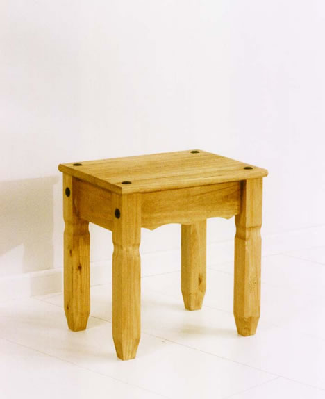 Colonial dressing table stool