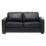 Unbranded Colorado Leather Sofa Bed, Black