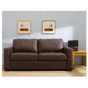 Unbranded Colorado Leather Sofa Bed, Brown