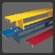 Coloured Balance Benches