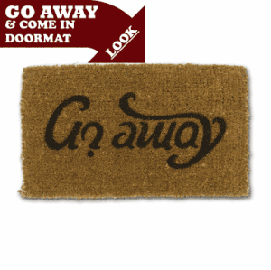 Unbranded Come In and Go Away Doormat