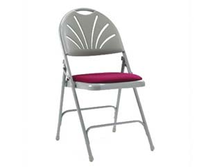 Unbranded Comfort back upholstered folding chair