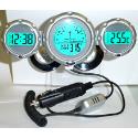 Compass- Clock- Thermometer