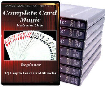 Complete Card Magic - 7 Volume DVD series