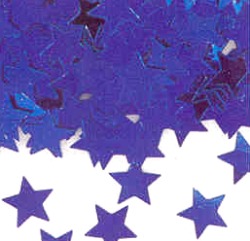 Confetti - Stars - Blue metallic - 14g