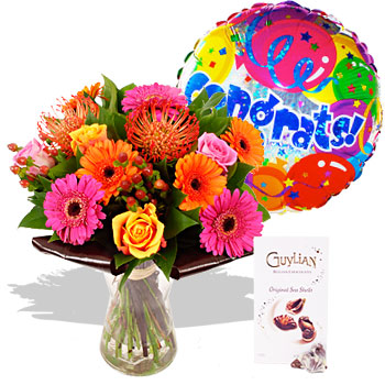 Unbranded Congratulations Gift Set - flowers