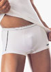 The Contact hip short by Hom has high cut legs and