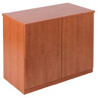 Dimensions: H 715 x W 900 x D 485 mm, Cherry Wood Effect, Finished Inside with an Apple Wood
