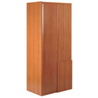 Dimensions: H2135 x W943 x D610 mm, Cherry Wood Effect, Finished Inside with an Apple Wood Effect,