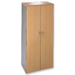 Contemporary Designed 1790mm High Cupboard-Limed Oak