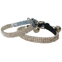 Made with the finest European leathers, and the most dazzling crystals, this collar will ensure that