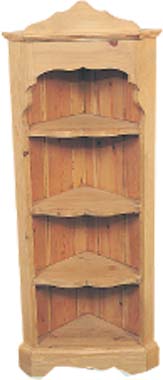 CORNER CUPBOARD OPEN FANCY SLIM