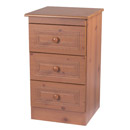 Corrib Pine 3 drawer bedside table furniture