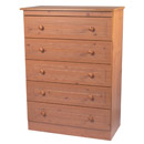 Corrib Pine 5 drawer chest of drawers furniture
