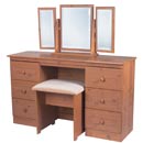 The Corrib range in Farmhouse Pine effect is an extensive collection of bedroom furniture ranging