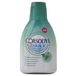 Corsodyl Daily Defence provides upto 12 hour action against bacteria. With fluoride to strengthen te