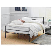 Unbranded Coruna Double Bed Frame, Silver/Grey Effect