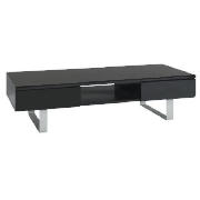 This coffee table from the Costilla range is made from lacquered wood with a black high gloss finish
