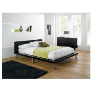 Unbranded Costilla King Bed Frame, Black High Gloss
