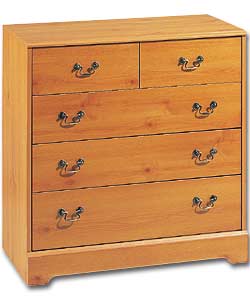 Cotswold Pine Effect 3 Plus 2 Drawer Chest