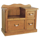 Cottage Pine telephone chest furniture
