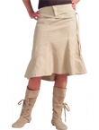 Cotton-linen summer skirt.