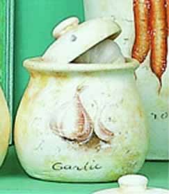 Country Kitchen Garlic Pot 12 cm